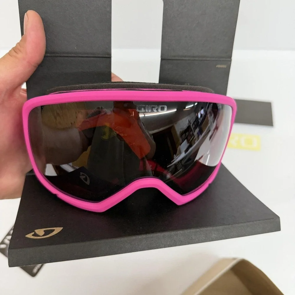 Giro Millie Snow Ski Goggles Womens Pink Chute Vivid Smoke Zeiss Lens Anti-Fog